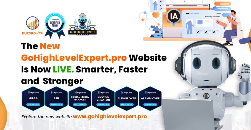New GoHighLevel Expert website